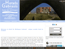 Tablet Screenshot of hoteldewielingen.nl